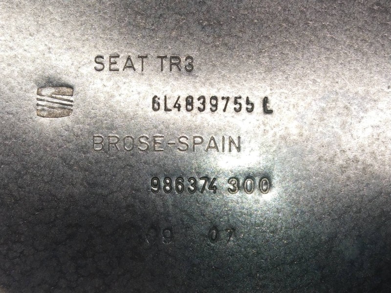 Recambio de elevalunas trasero izquierdo para seat ibiza (6l1) ecomotive referencia OEM IAM 6L4839755L 6L4839751AH 993176105 5P