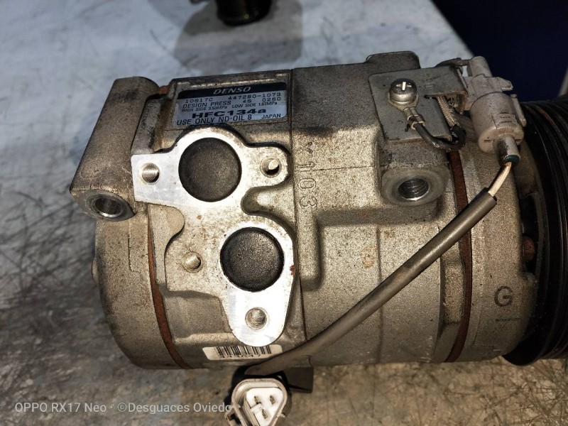 Recambio de compresor aire acondicionado para toyota land cruiser (j15) basis referencia OEM IAM 4472801073 10S17C 