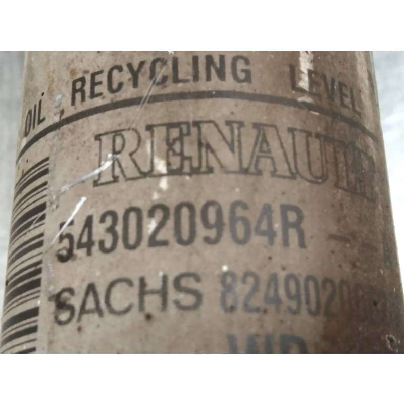 Recambio de amortiguador delantero izquierdo para dacia dokker 1.5 dci diesel fap cat referencia OEM IAM 543020964R  