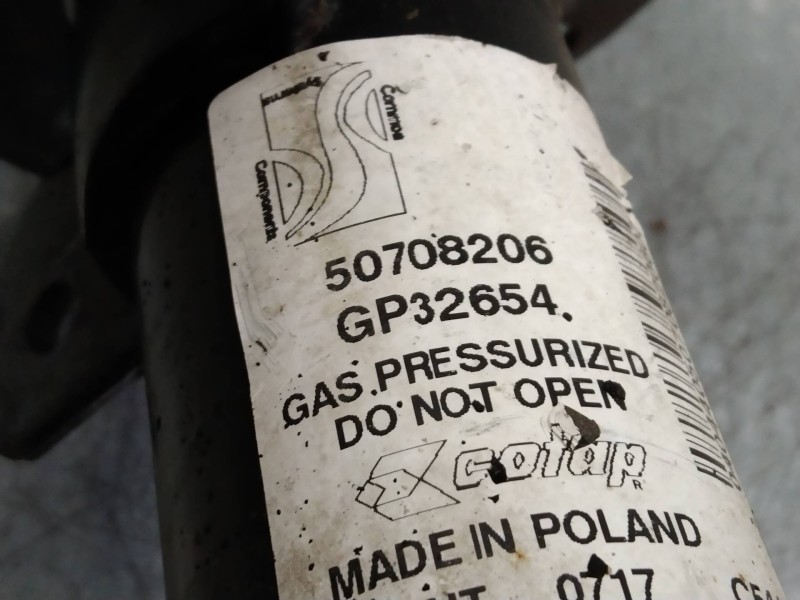 Recambio de amortiguador delantero izquierdo para fiat bravo (198) 1.9 16v dynamic multijet referencia OEM IAM 50708206  