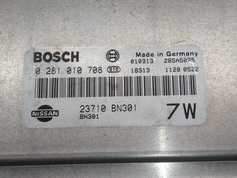 Recambio de centralita motor uce para nissan almera (n16/e) comfort referencia OEM IAM 0281010708 23710BN301 7W