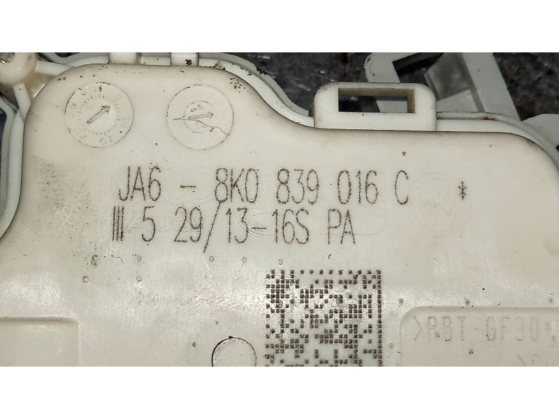 Recambio de motor cierre centralizado trasero derecho para audi sq5 (8r) 3.0 tdi quattro referencia OEM IAM 8K0839016C  