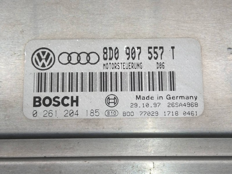 Recambio de centralita motor uce para audi a4 avant (b5) 1.8 t referencia OEM IAM 0261204185 8D0907557T 