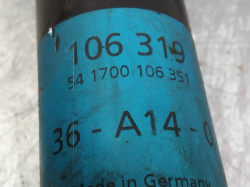 Recambio de amortiguador trasero para ford sierra berlina 2.0 cat referencia OEM IAM 541700106351  