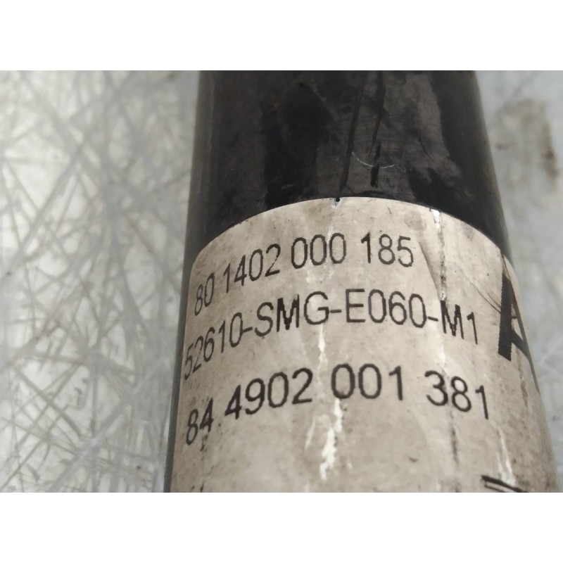 Recambio de amortiguador trasero para honda civic berlina 5 (fk) 1.8 vtec cat referencia OEM IAM 52610SMGE060M1  