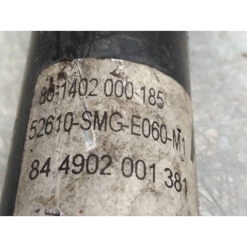 Recambio de amortiguador trasero para honda civic berlina 5 (fk) 1.8 vtec cat referencia OEM IAM 52610SMGE060M1  