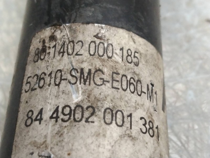 Recambio de amortiguador trasero para honda civic berlina 5 (fk) 1.8 vtec cat referencia OEM IAM 52610SMGE060M1  