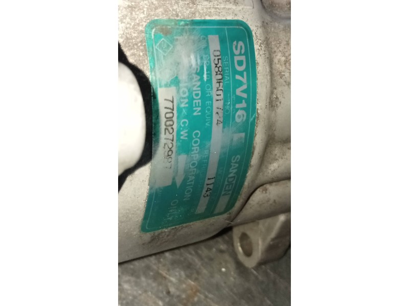 Recambio de compresor aire acondicionado para renault megane i classic (la0) 1.6e rn referencia OEM IAM SD7V161143 7700272987 