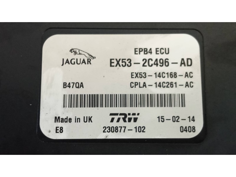 Recambio de modulo electronico para jaguar f-type coupe basis referencia OEM IAM EX532C496AD  