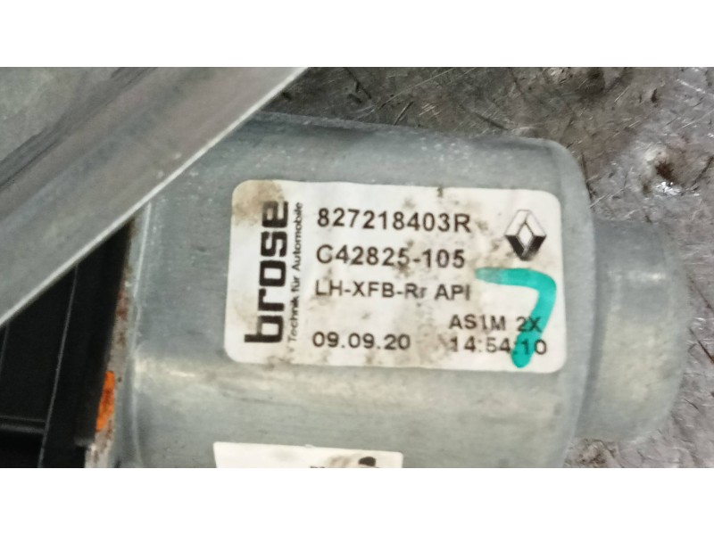 Recambio de elevalunas trasero izquierdo para renault megane iv berlina 5p limited + referencia OEM IAM 827218403R  
