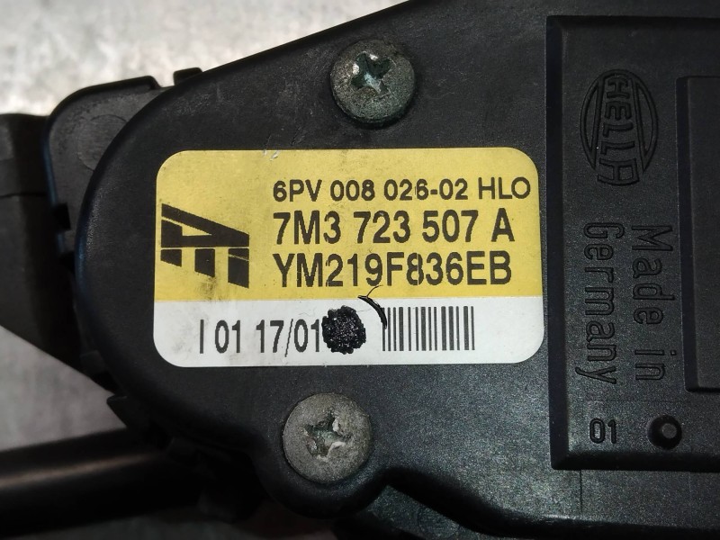 Recambio de potenciometro pedal para seat alhambra (7v9) signo referencia OEM IAM 6PV00802602 7M3723507A 