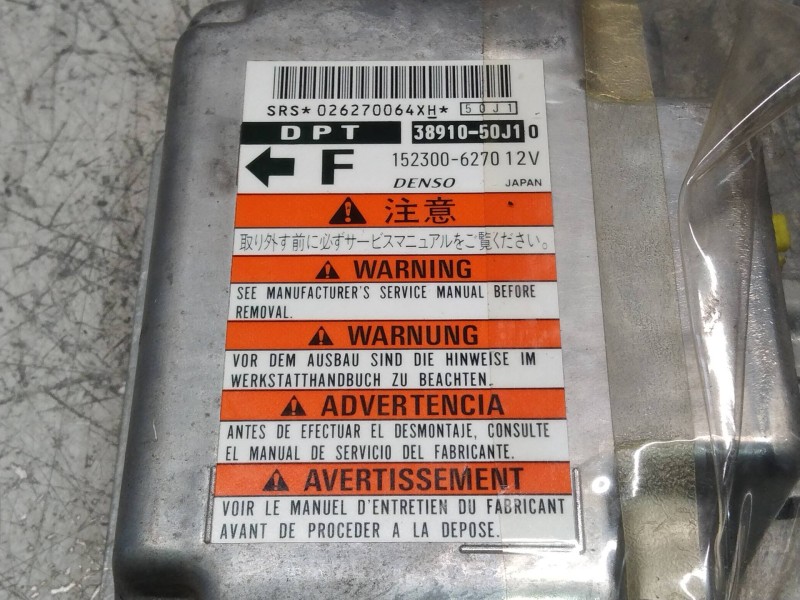 Recambio de centralita airbag para suzuki grand vitara 5 puertas sq (ft) 2.0 td referencia OEM IAM 3891050J10 1523006270 
