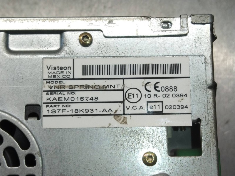 Recambio de sistema navegacion gps para ford mondeo berlina (ge) ambiente referencia OEM IAM 1S7F18K931AA  