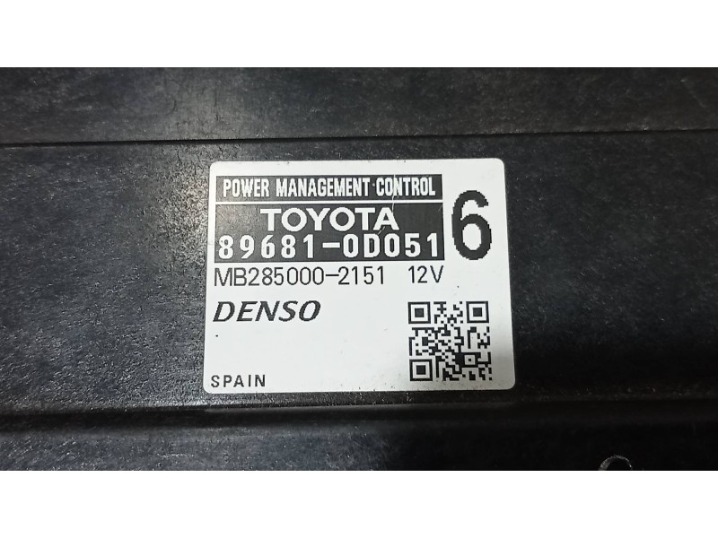 Recambio de modulo electronico para lexus ct 200h referencia OEM IAM 896810D051 MB2850002151 