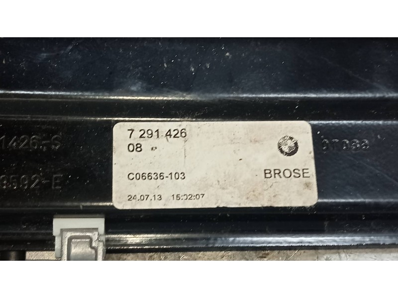 Recambio de elevalunas delantero derecho para bmw serie 3 gran turismo (f34) 320d referencia OEM IAM 7291426  5P
