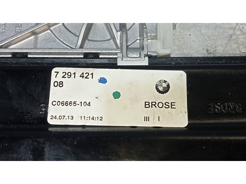 Recambio de elevalunas trasero izquierdo para bmw serie 3 gran turismo (f34) 320d referencia OEM IAM 7291421  5P