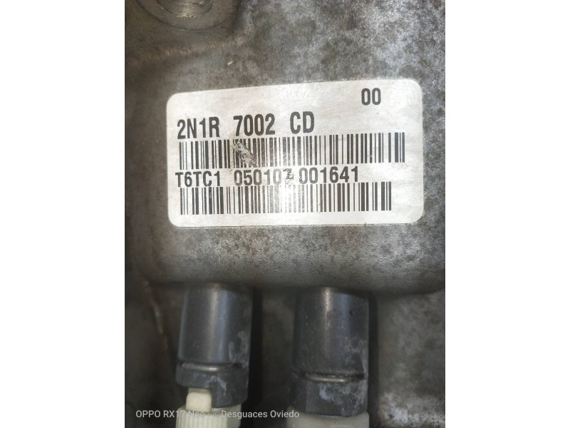 Recambio de caja cambios para ford fiesta (cbk) 1.4 16v cat referencia OEM IAM 2N1R7002CD T6TC1 050107 001641