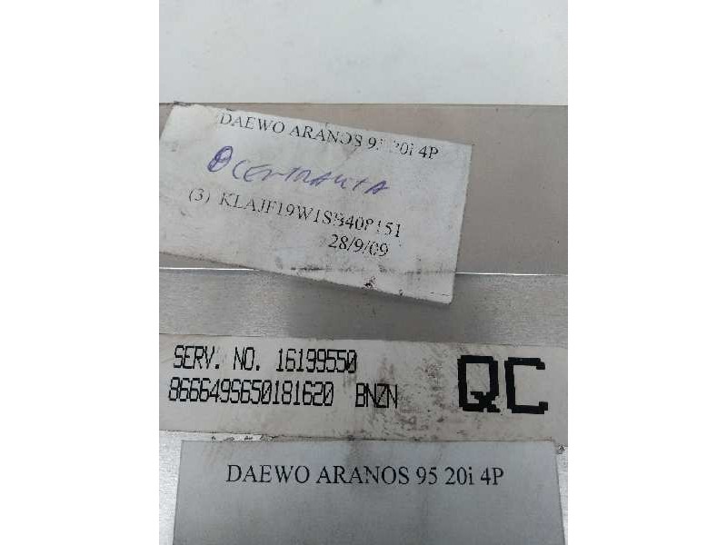 Recambio de centralita motor uce para daewoo aranos cd referencia OEM IAM 16199550 QC BNZN Recambio de centralita motor uce para daewoo aranos cd referencia OEM IAM 16199550 QC BNZN