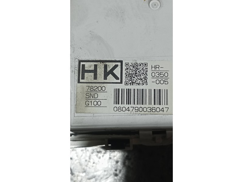 Recambio de cuadro instrumentos para honda civic berlina 4 hybrid (fd3) básico referencia OEM IAM 78200SNDG100  