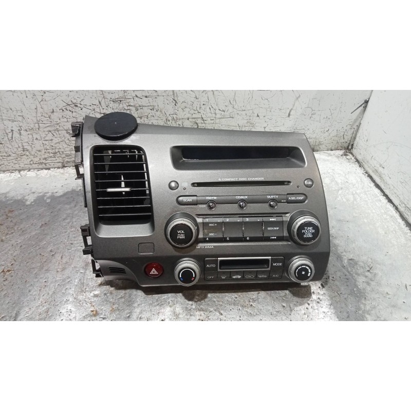 Recambio de sistema audio / radio cd para honda civic berlina 4 hybrid (fd3) básico referencia OEM IAM 39100SNAG610M1 MN826RA 