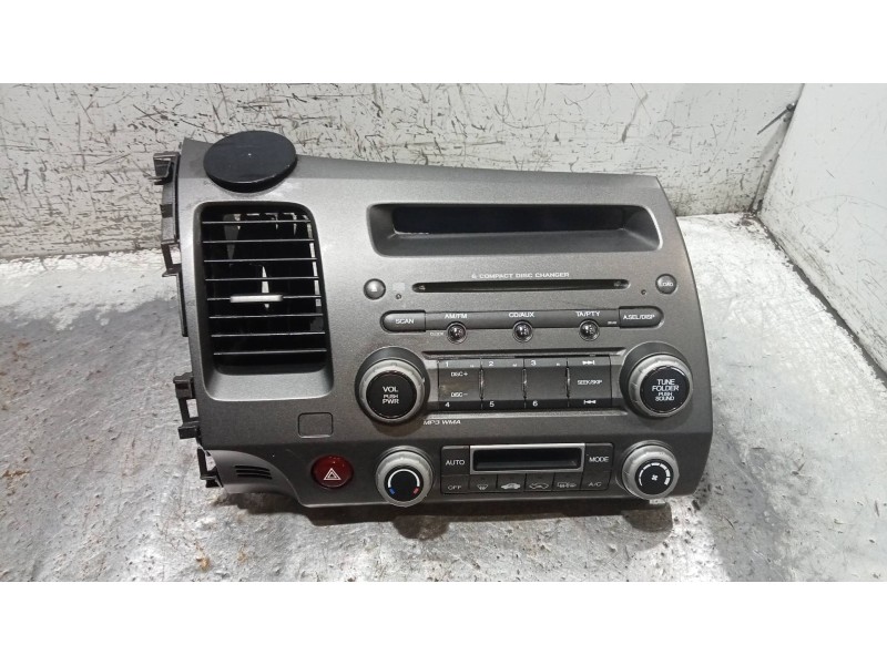 Recambio de sistema audio / radio cd para honda civic berlina 4 hybrid (fd3) básico referencia OEM IAM 39100SNAG610M1 MN826RA 