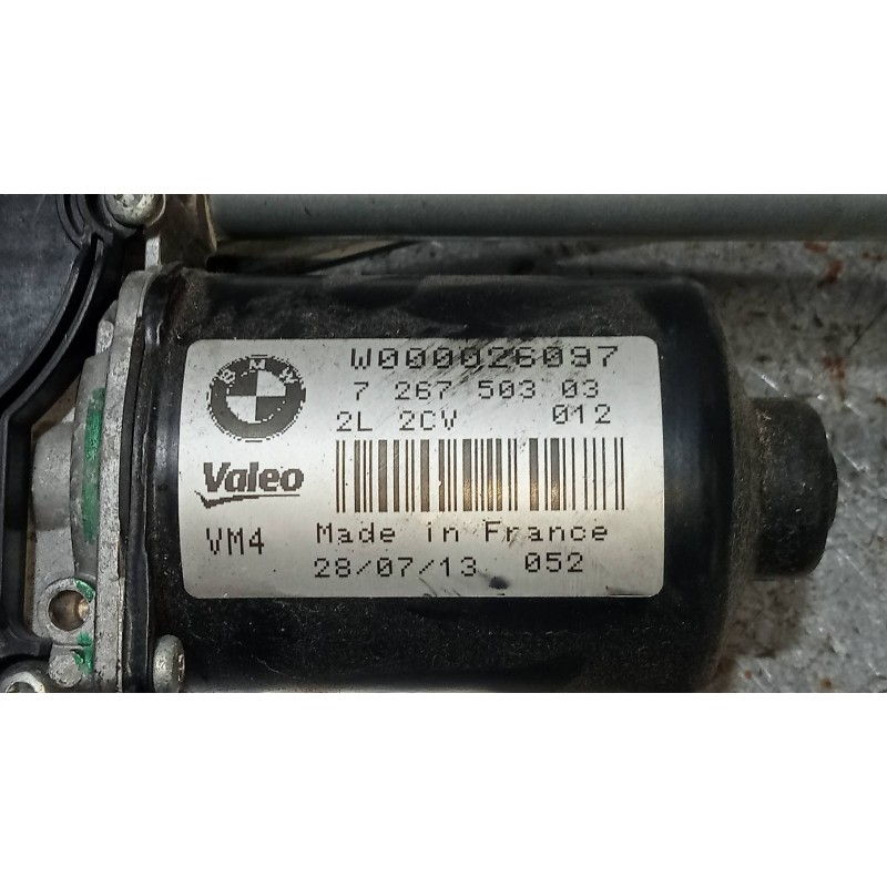 Recambio de motor limpia delantero para bmw serie 3 gran turismo (f34) 320d referencia OEM IAM W000026097 726750303 