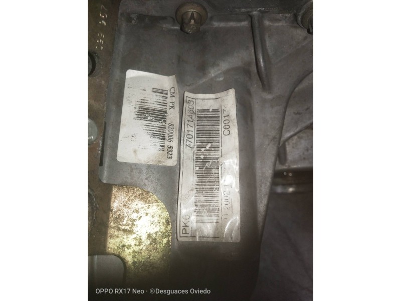 Recambio de caja cambios para renault vel satis (bj0) 2.2 dci turbodiesel fap cat referencia OEM IAM PK6004 C001744 