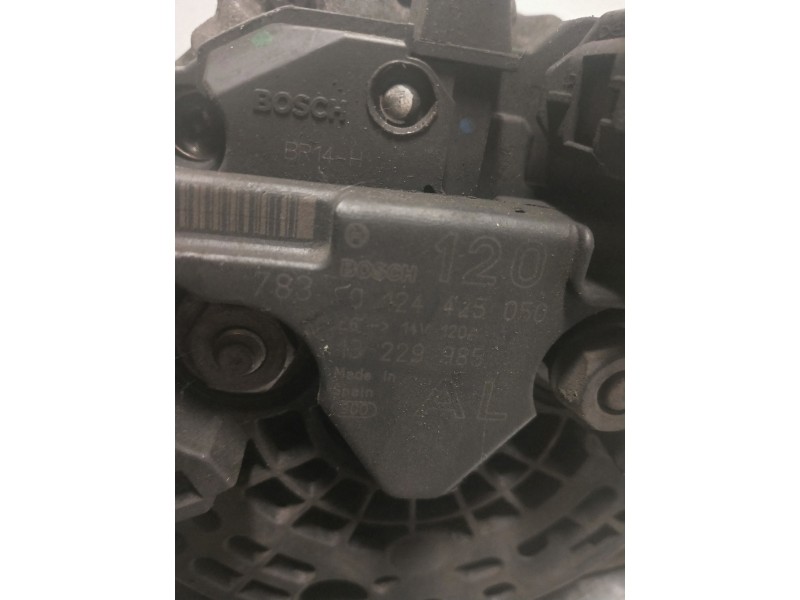 Recambio de alternador para opel zafira b 1.8 16v referencia OEM IAM 0124425050  