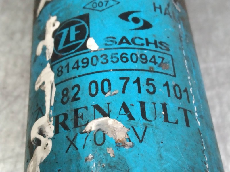 Recambio de amortiguador trasero para nissan interstar mod. 04 (x70) 2.5 dci diesel cat referencia OEM IAM 8200715101  
