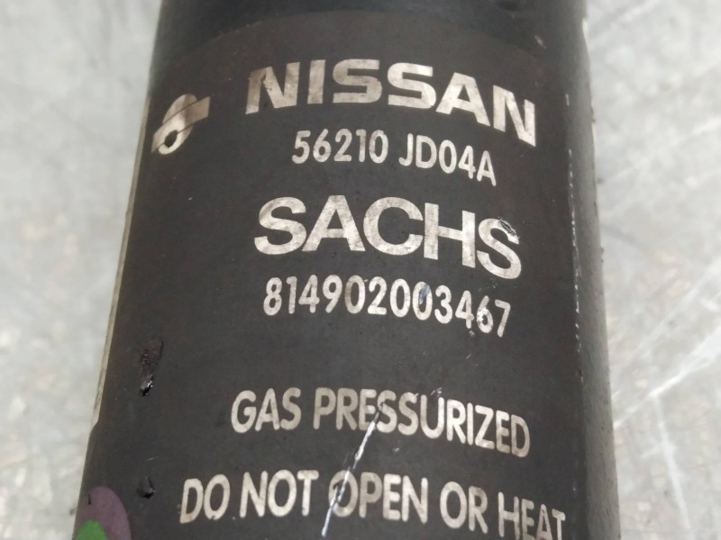 Recambio de amortiguador trasero para nissan qashqai (j10) tekna referencia OEM IAM 56210JD04A  