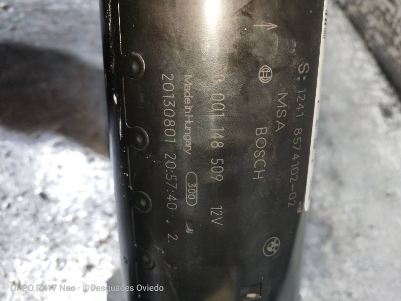 Recambio de motor arranque para bmw serie 3 gran turismo (f34) 320d referencia OEM IAM 000148509 1241857410202 