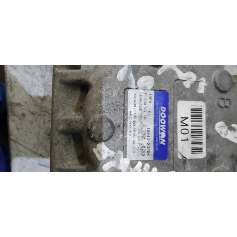 Recambio de compresor aire acondicionado para kia sportage lx referencia OEM IAM 160402320K  