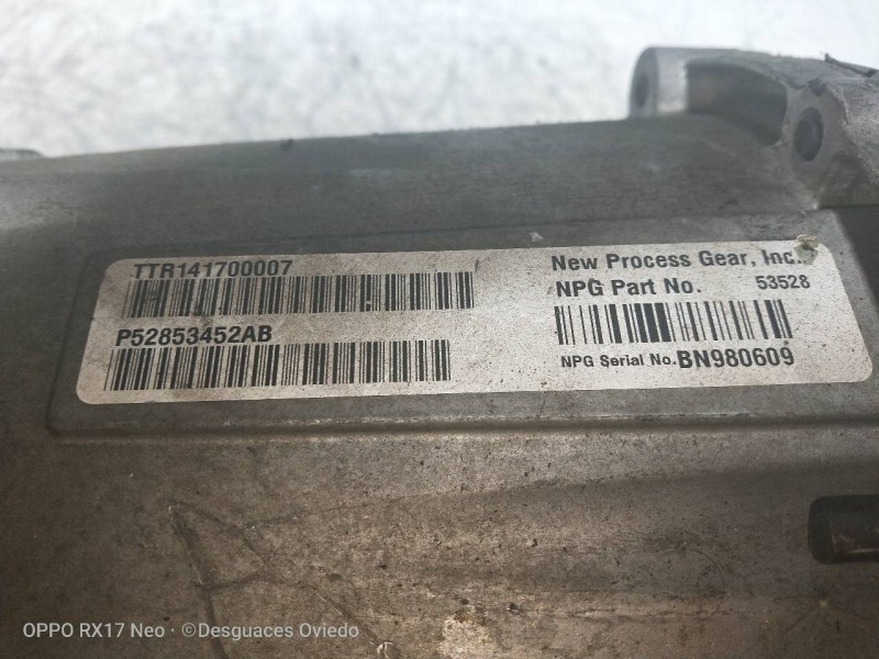 Recambio de caja cambios para dodge nitro rt referencia OEM IAM 52853452AB TI2TJ111761205 