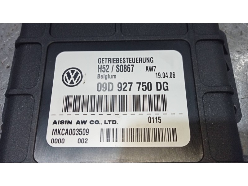 Recambio de centralita cambio automatico para audi q7 (4l) 3.0 tdi referencia OEM IAM 09D927750DG  
