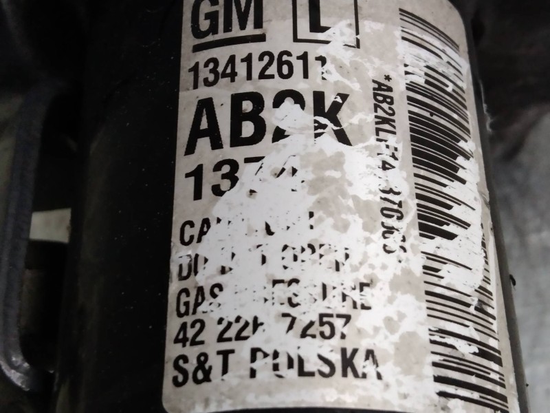 Recambio de amortiguador delantero izquierdo para opel astra j lim. excellence referencia OEM IAM 13412611 422267257 
