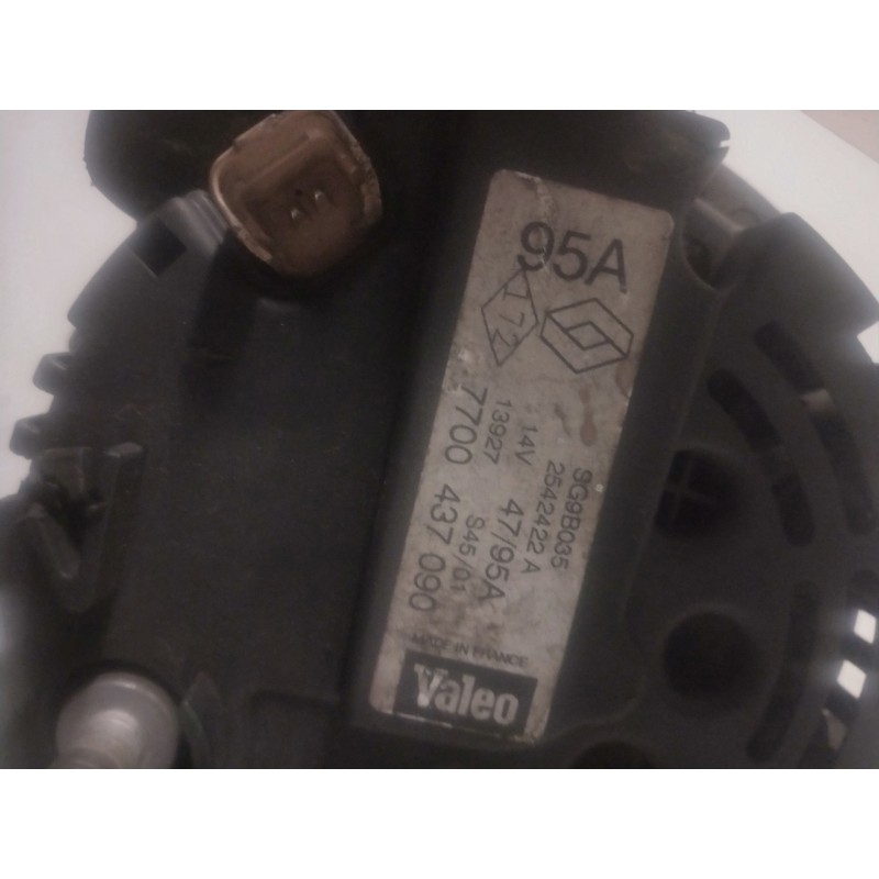 Recambio de alternador para renault clio ii fase i (b/cbo) 1.2 rt clima (b/cboa/f) referencia OEM IAM 7700437090  