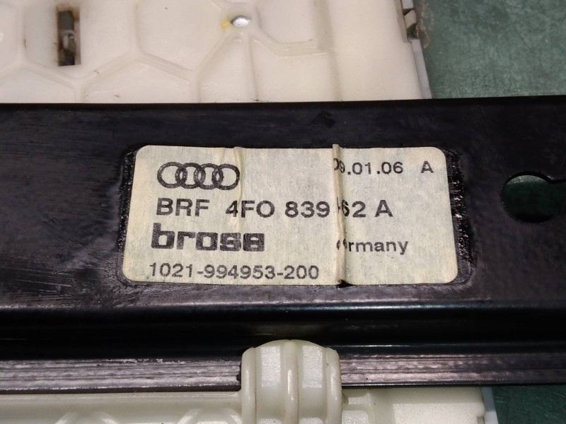 Recambio de elevalunas trasero derecho para audi a6 berlina (4f2) 2.0 tdi referencia OEM IAM 4F0839462A 4F0959802C 4P