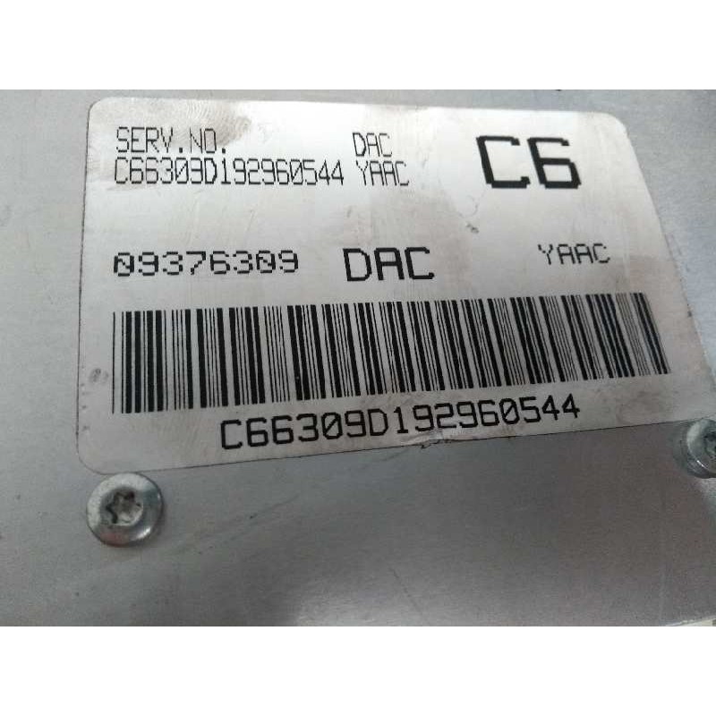 Recambio de centralita motor uce para daewoo nubira berlina 1.6 cat referencia OEM IAM 09376309 DAC YAAC C6