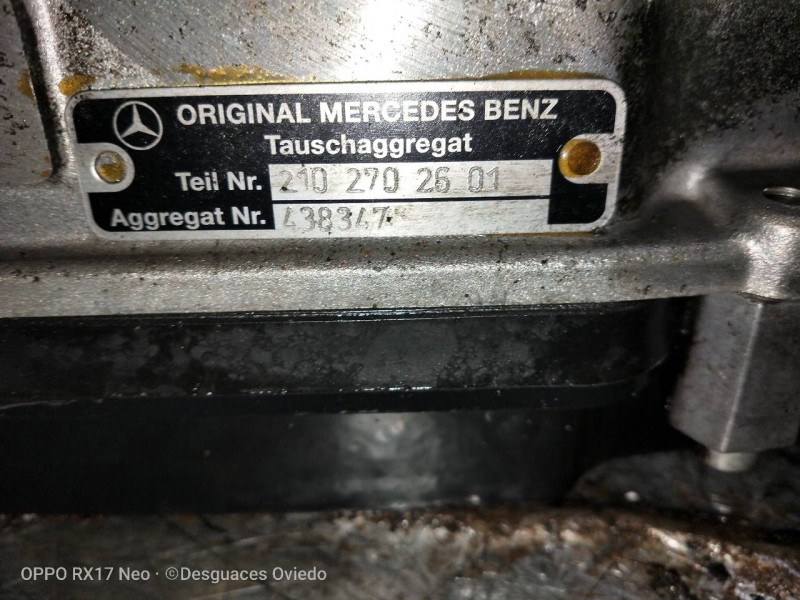 Recambio de caja cambios para mercedes clase e (w210) berlina 5.4 v8 24v cat referencia OEM IAM 2102702601 438347 
