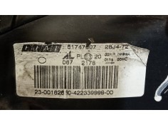 Recambio de faro izquierdo para fiat multipla nuevo (186) 1.9 jtd dynamic referencia OEM IAM 51747607   2