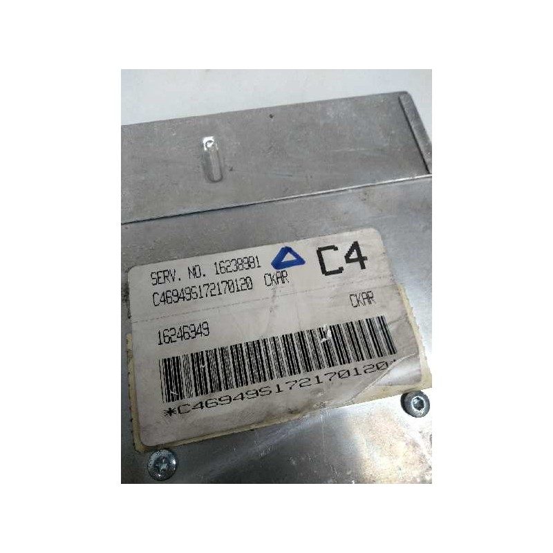 Recambio de centralita motor uce para daewoo nubira berlina 2.0 cat referencia OEM IAM 16238981 16246969 CKAR C4