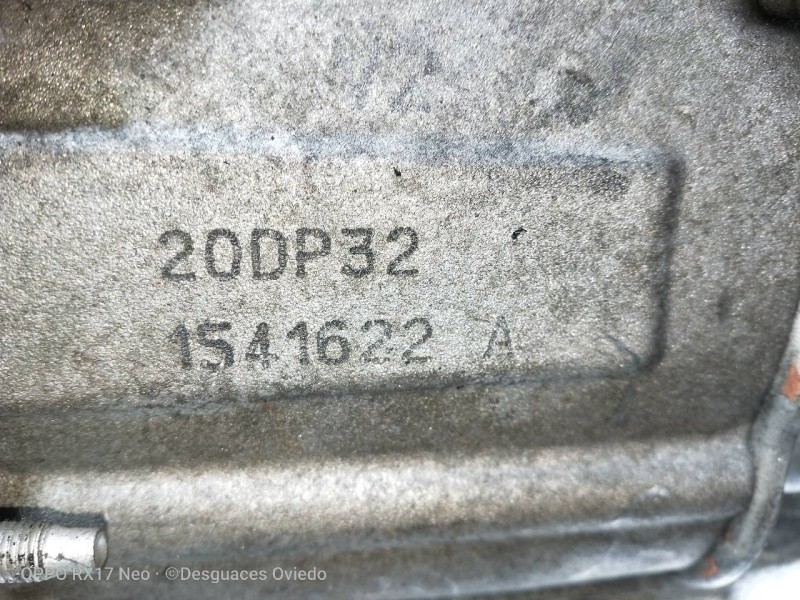 Recambio de caja cambios para peugeot 207 1.6 16v turbo cat (5fx / ep6dt) referencia OEM IAM 20DP32 1541622A 