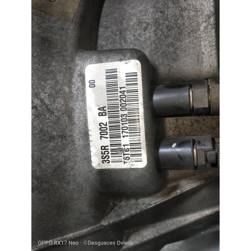 Recambio de caja cambios para ford ka (ccq) 1.3 cat referencia OEM IAM 3S5R7002BA T6TB1 170103 002041 