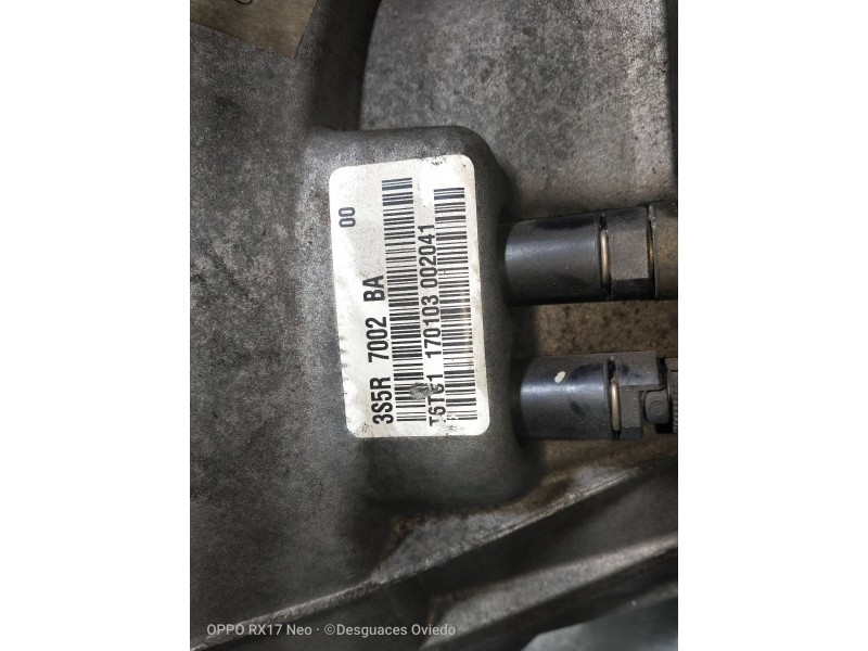Recambio de caja cambios para ford ka (ccq) 1.3 cat referencia OEM IAM 3S5R7002BA T6TB1 170103 002041 