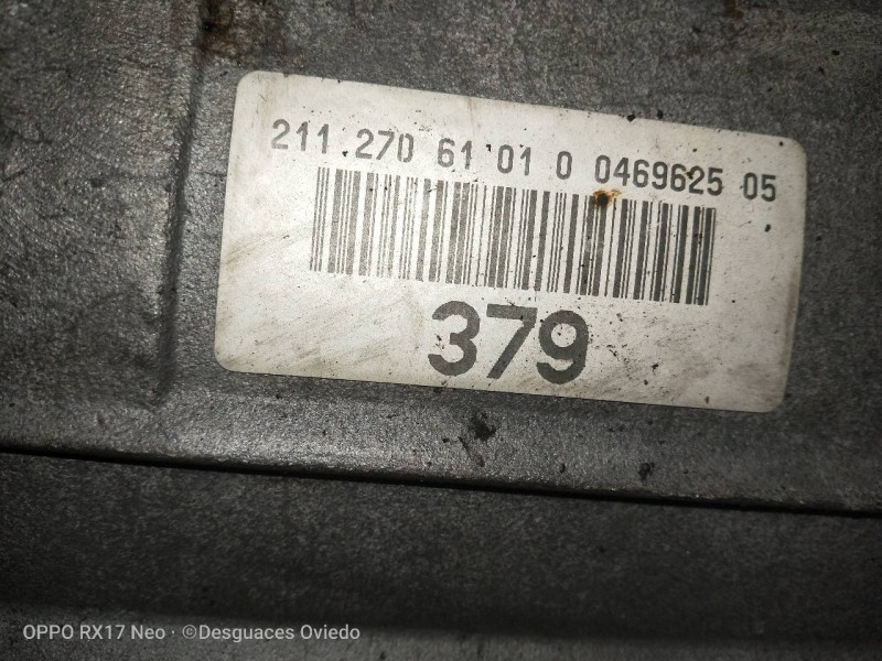 Recambio de caja cambios para mercedes clase e (w211) berlina e 280 cdi business (211.020) referencia OEM IAM 2112706101 0046962 Recambio de caja cambios para mercedes clase e (w211) berlina e 280 cdi business (211.020) referencia OEM IAM 2112706101 0046962