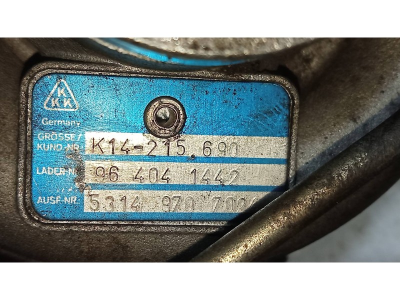 Recambio de turbocompresor para peugeot 406 berlina (s1/s2) sldt referencia OEM IAM 5314970702  
