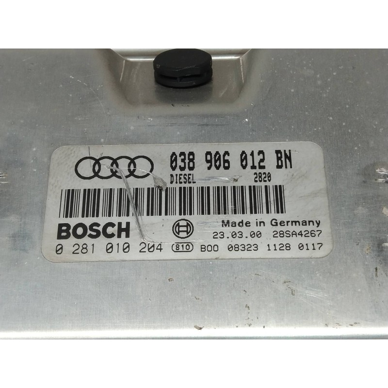 Recambio de centralita motor uce para audi a6 berlina (4b2) 1.9 tdi referencia OEM IAM 0281010204 038906012BN 