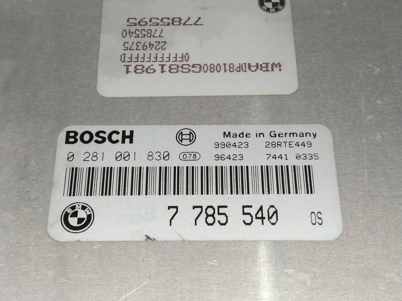 Recambio de centralita motor uce para bmw serie 5 touring (e39) 530d referencia OEM IAM 0281001830 7785540 