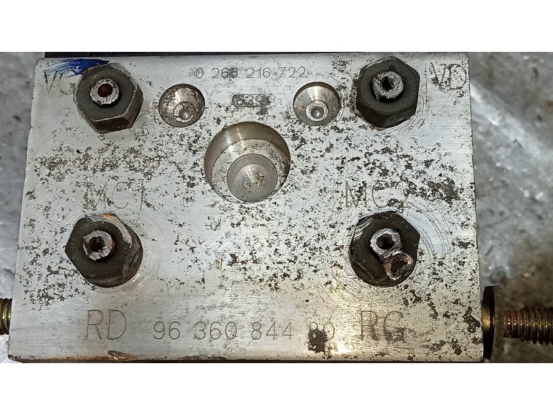 Recambio de abs para citroen xsara break 1.6i 16v sx referencia OEM IAM 0265216722 9636084480 