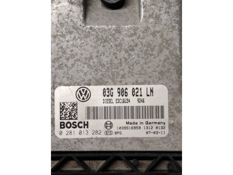 Recambio de centralita motor uce para seat altea (5p1) reference referencia OEM IAM 0281013282 03G906021LN EDC16U34